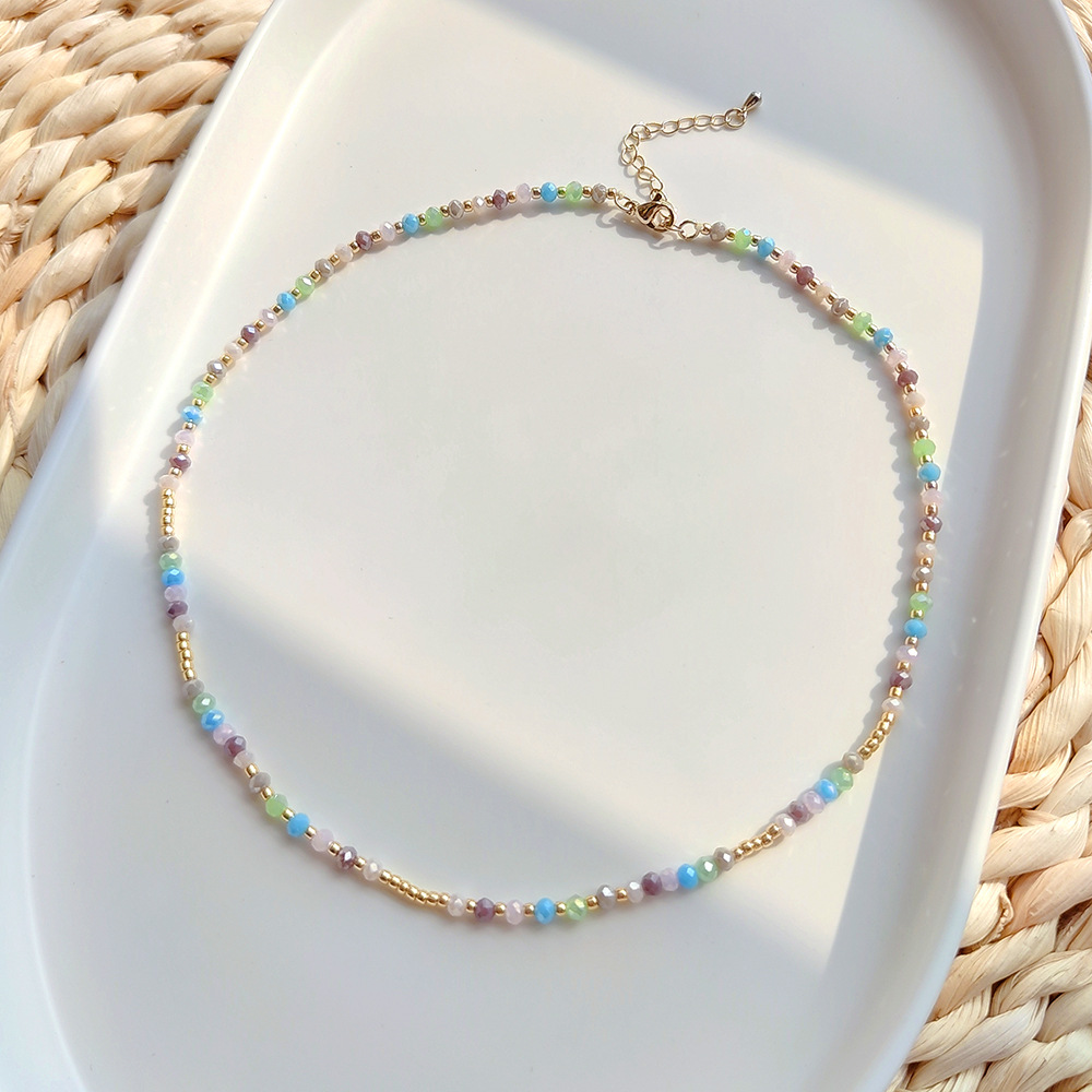 Women'S Accessories Wholesale Suppliers - Kkbead Boho bunte Kristall Miyuki Halskette
