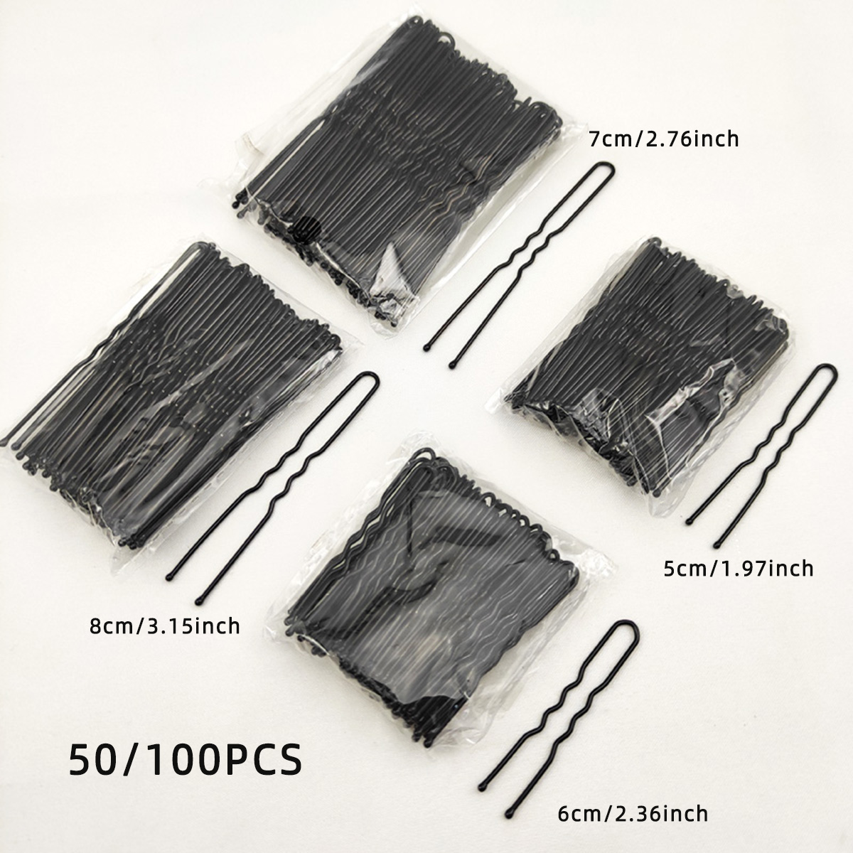 Women Accessories Wholesale - 50/100 PCS Frauen 5/6/7/8 cm Haar