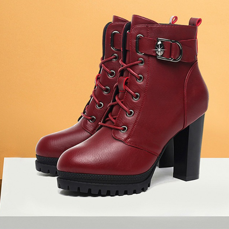 Women'S Accessories Trends 2025 - Elegante High Heels Frauen Stiefel Plattform