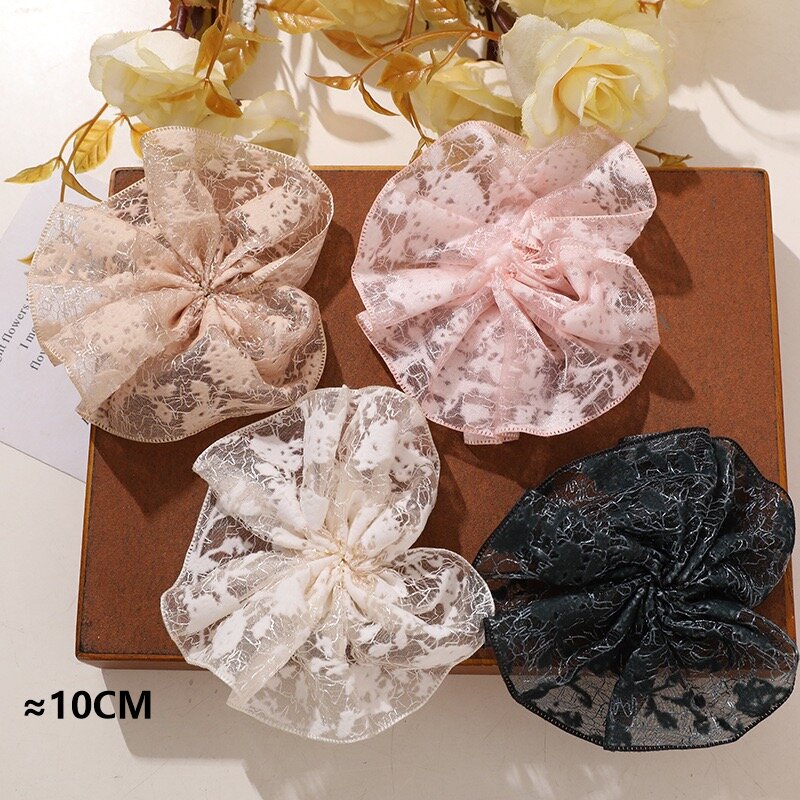 Women'S Accessories Wholesale Suppliers - Neue Spitzen-Haargummis für Damen-Accessoires, 10 Stück