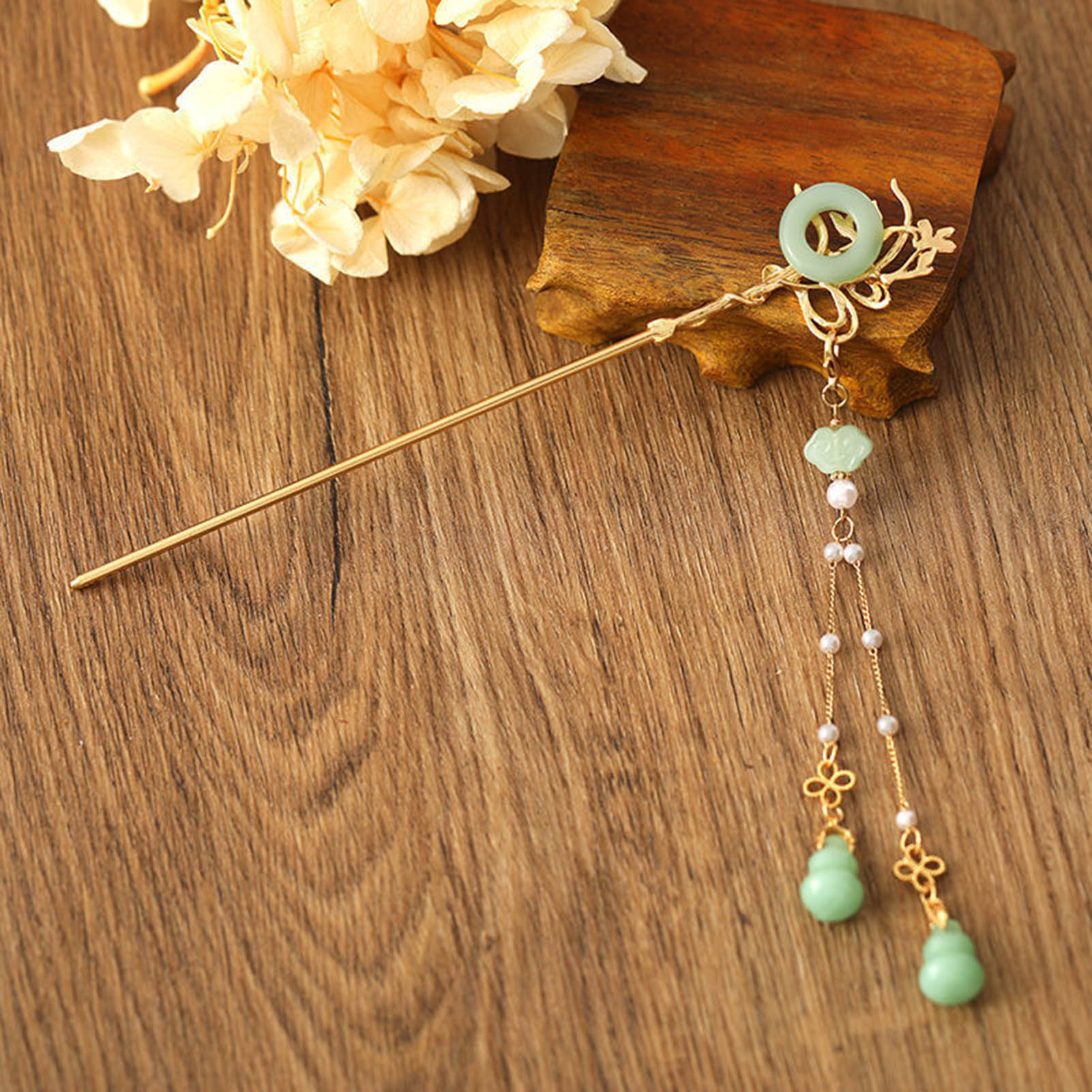 Women Accessories Shop - Chinesischen Stil Glas Haarnadel Für Frauen