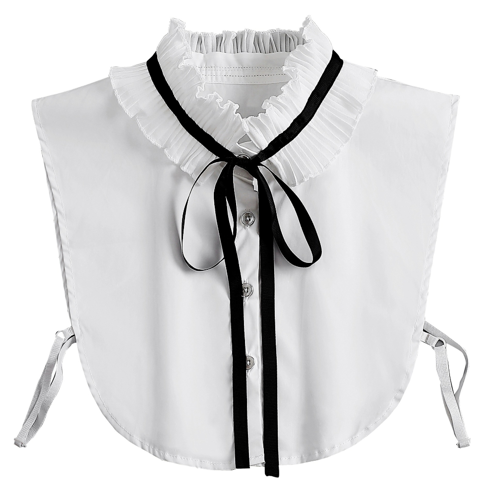 Women'S Accessories Manufacturers - Koreanische weibliche Orgel Spitze plissiert Stehkragen