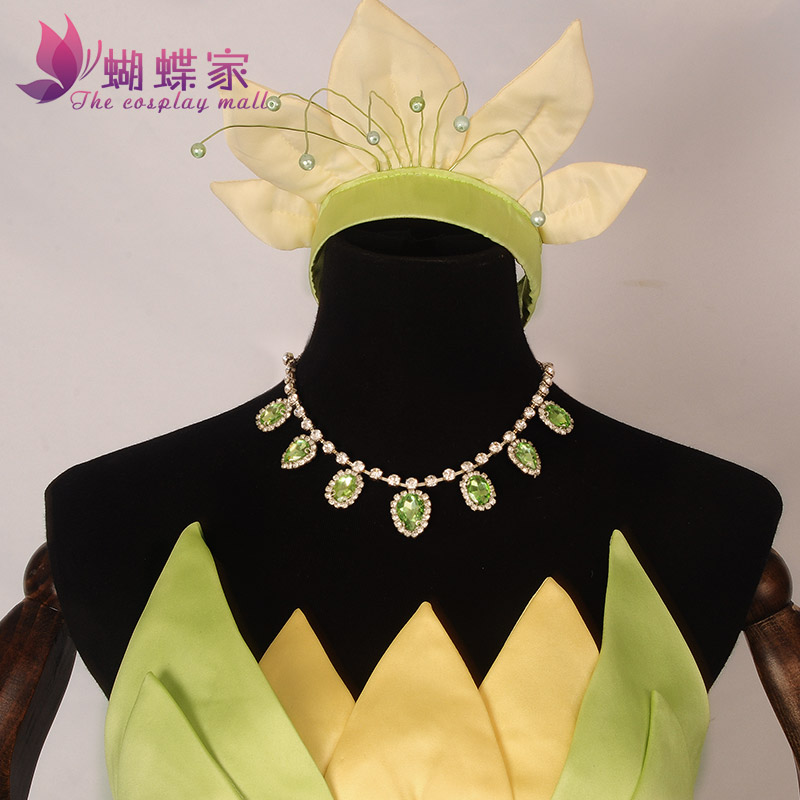 Prinzessin Tiana Kleid Cosplay – Women Accessories Wholesale Bewertung und Preis