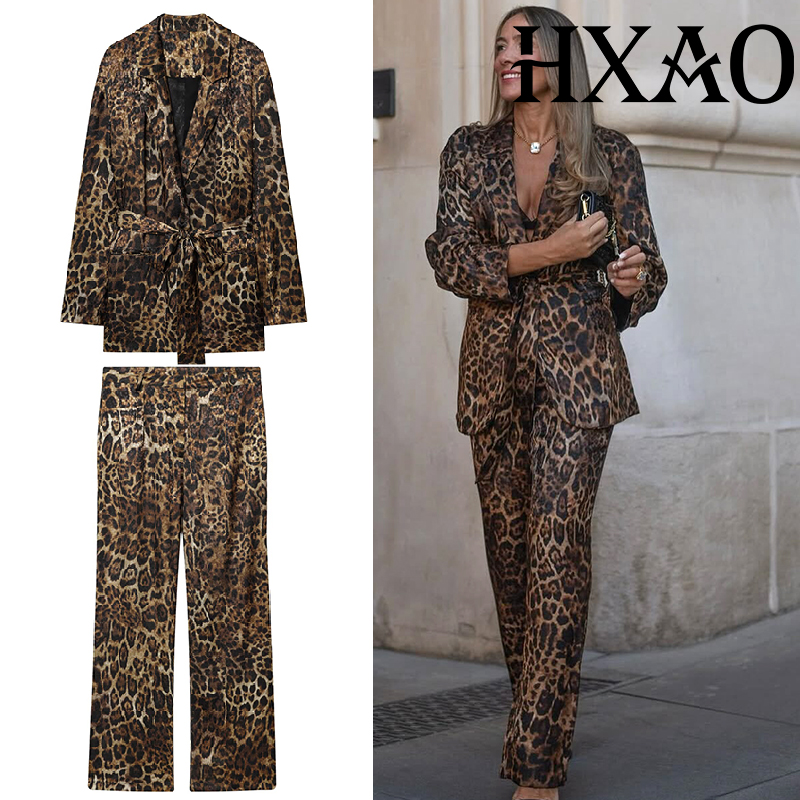 HXAO Leoparden-Hosen-Sets, 2-t – Women Electronic Accessories Bewertung und Preis