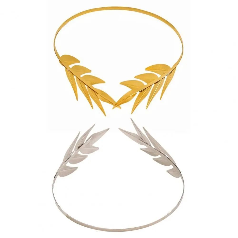 Elegante Metallblattkrone im P – Wrap Ring Gold Bewertung und Preis