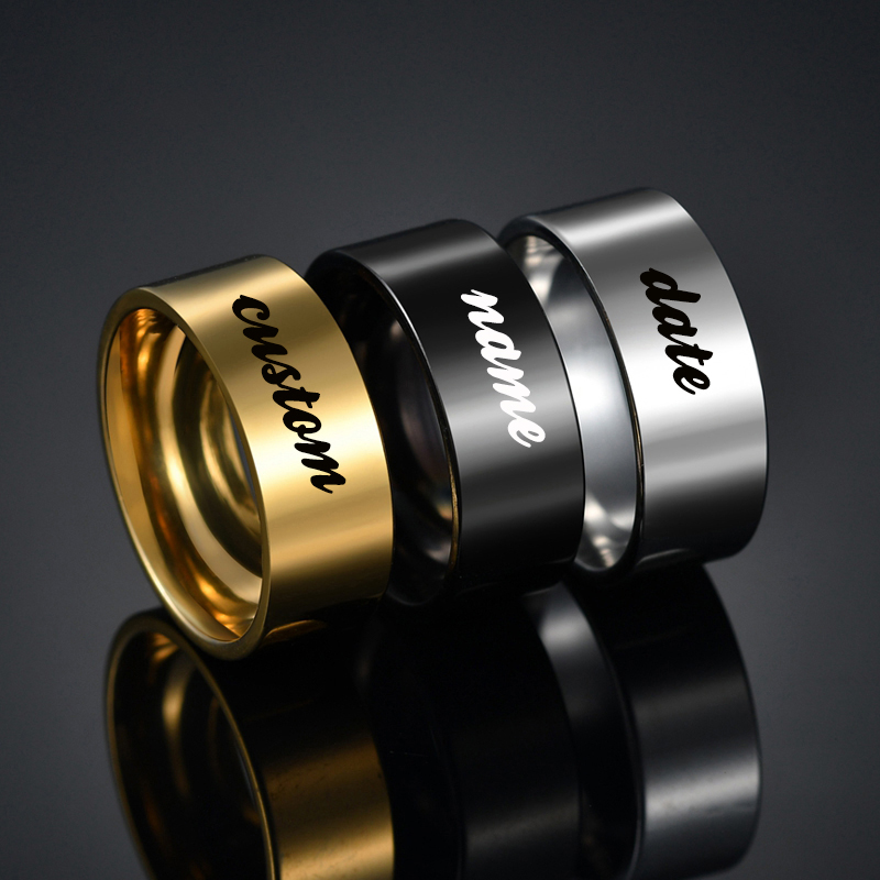 Atoztide 4/6/8mm personalisier – Wrap Ring Gold Bewertung und Preis