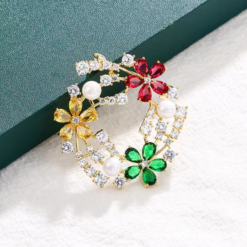 Beliebte Zirkon-Brosche-Design – Women'S Accessories Manufacturers Bewertung und Preis