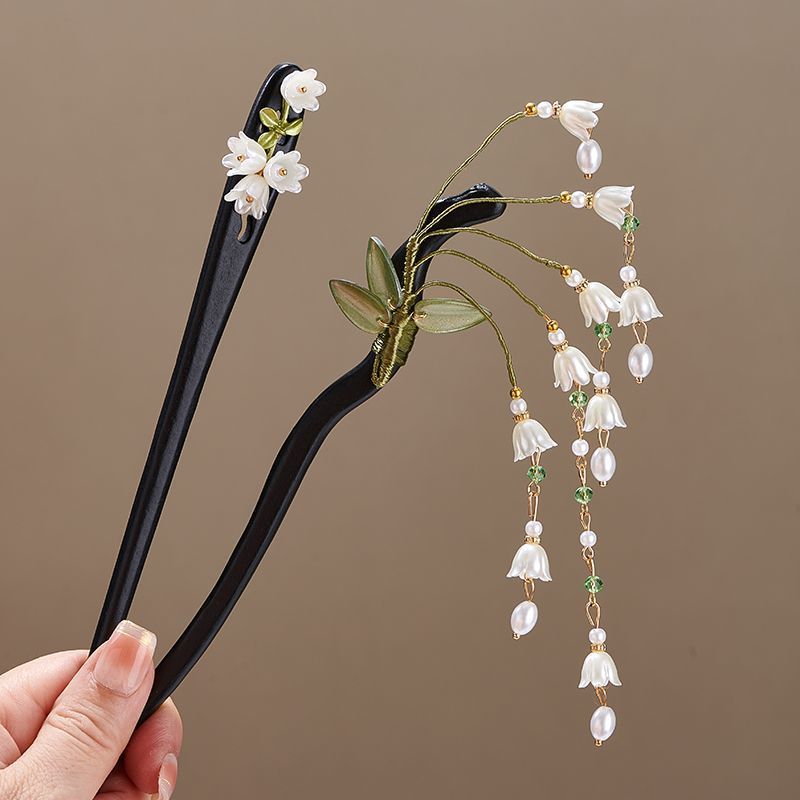 Holzblumen-Haarnadel im Vintag – Women Accessories Shop Bewertung und Preis
