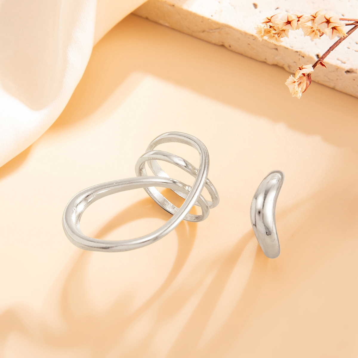 Gold Minimalistischer Unregelm – Wrap Ring Gold Bewertung und Preis