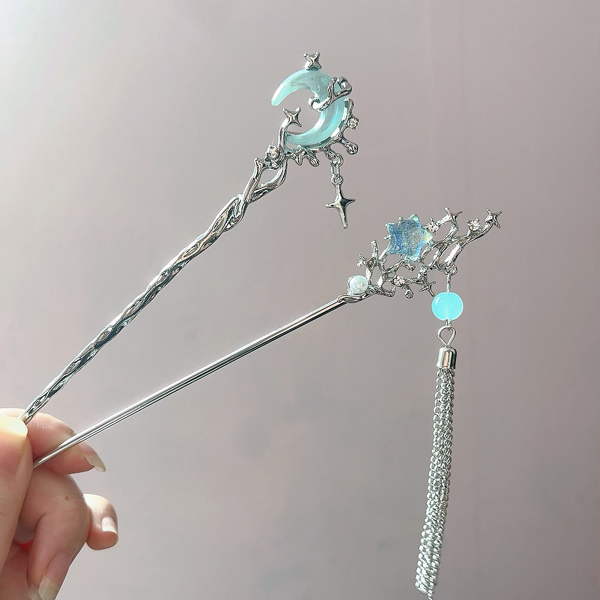 Mondstein Stern Mond Haar Stic – Women Accessories Shop Bewertung und Preis