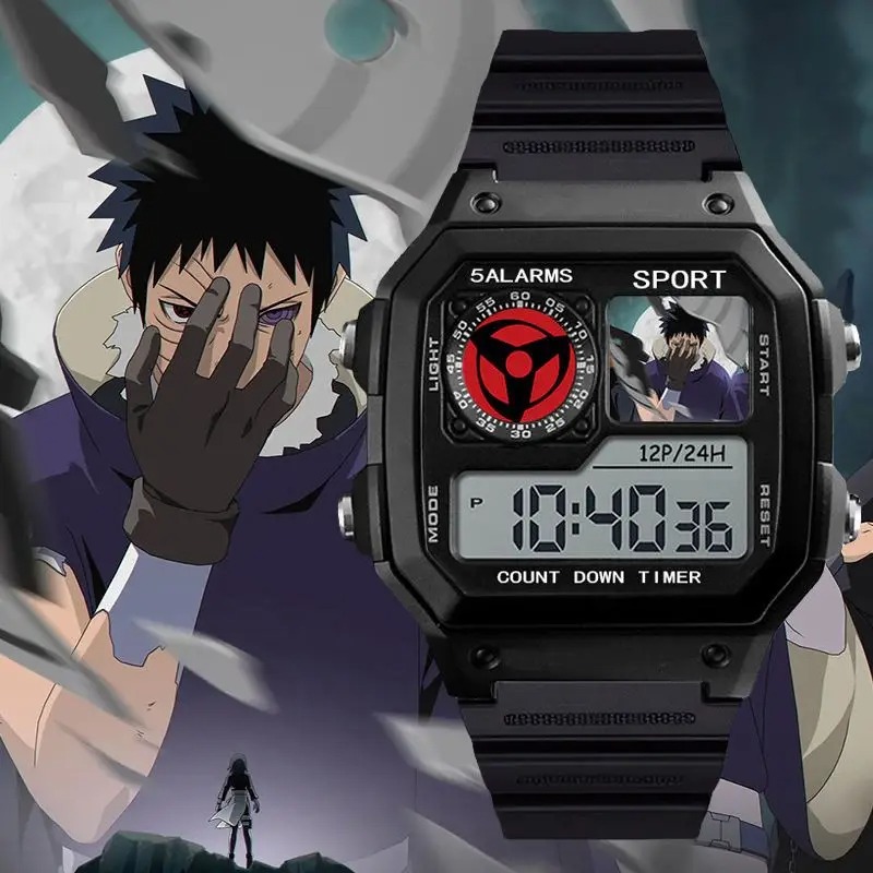 Naruto-Uhr Sasuke Obito Uchiha – Women Electronic Accessories Bewertung und Preis