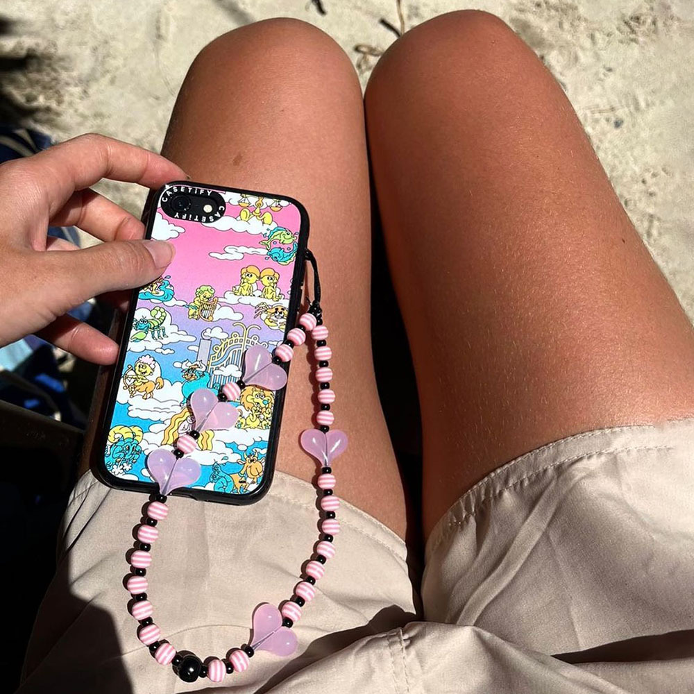 Rosa Herz Telefonkette Riemen  – Women'S Accessories Wholesale Suppliers Bewertung und Preis